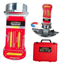 AutoSolo Magnetic Camber Caster Kingpin Gauge 3-in-1 Car Alignment Tool - DIY