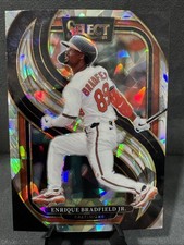 2025 Panini Select Cracked Ice Prizm Enrique Bradfield Jr. #169  Orioles Card