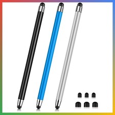 Stylus Pen 3 Pcs Touch Screen 2-in-1 Alloy Universal For Android Tablet