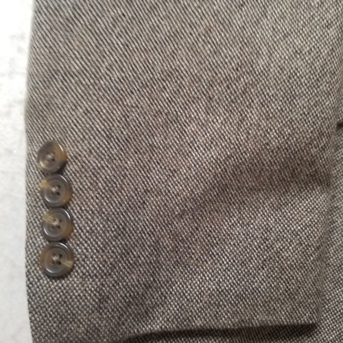 Stafford "Essentials" Blazer 42R Gray/Brown Tweed Hopsack Wool Sport Coat Jacket - Picture 13 of 22