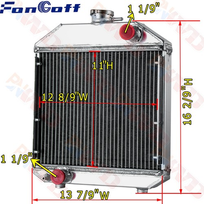 #ad #ad 2 Row Radiator Fits For Yanmar Tractor YM240 YM1700 YM2000 Models 124460 44501 $99.00