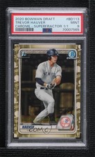 Marketplace image: 2020 Bowman Draft Chrome Superfractor 1/1 Trevor Hauver #BD-113 PSA 9 MINT 11oq