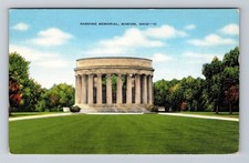 Marion OH-Ohio, Harding Memorial, President Warren Harding Tomb Vintage Postcard