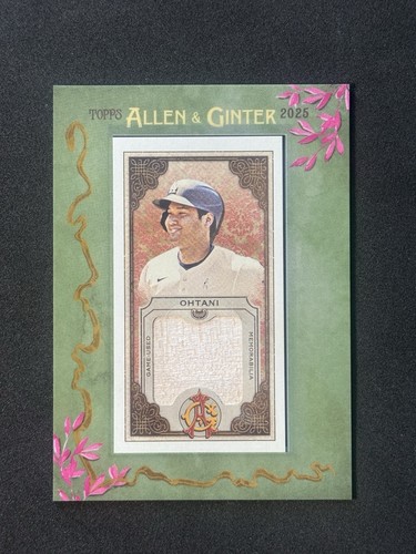 2025 Topps Allen and Ginter Mini Framed Relic #MFR-SO Shohei Ohtani Dodgers