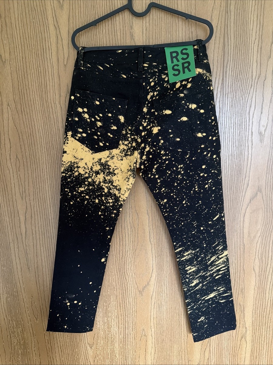 Raf Simons X Sterling Ruby Jeans Bleached Yellow RS 30” Limited