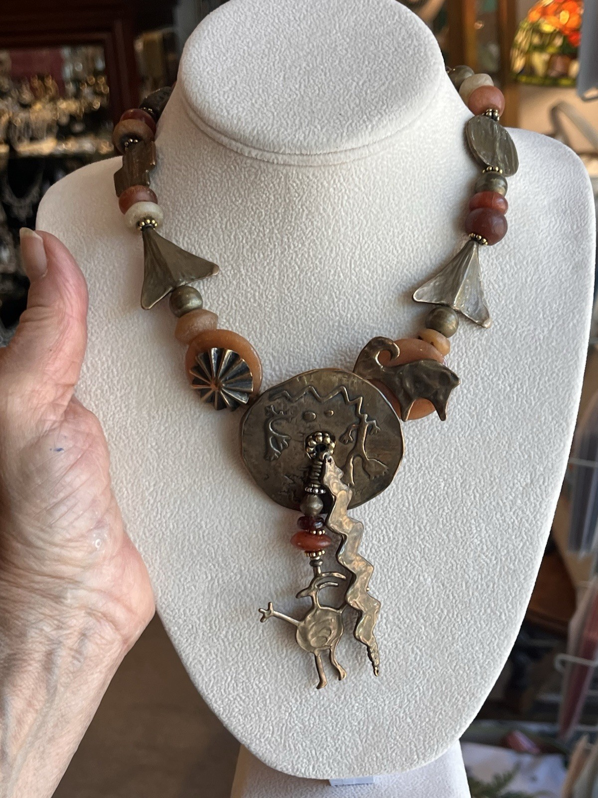 Mummy’s Bundle Statement Necklace - image 4