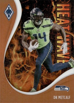DK Metcalf - 2021 Panini Phoenix Football - Numbered /99 - Heat Wave #10