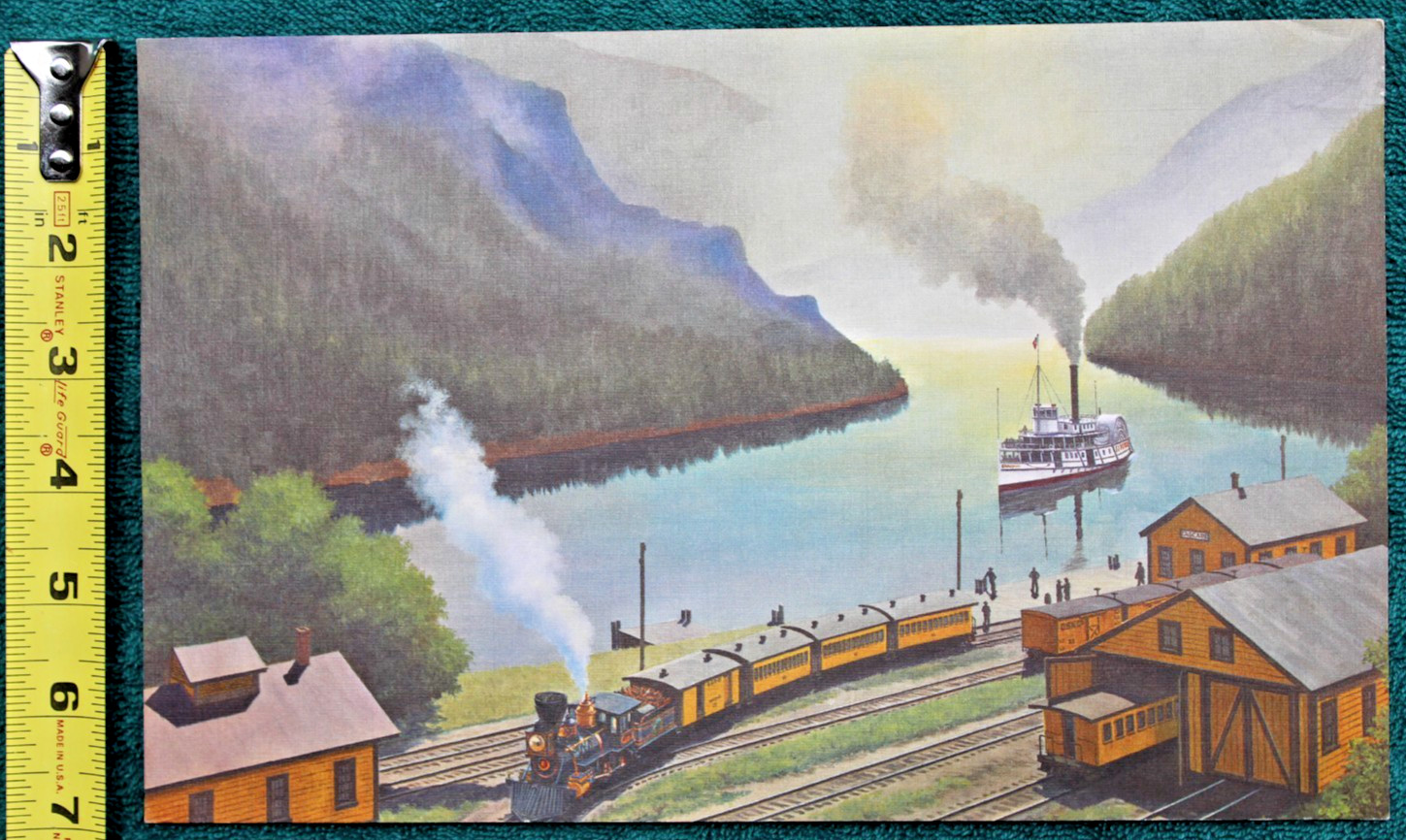 1970's Union Pacific Railroad Menu Railway Lunch & Dinner Omaha Nebraska Amtrak