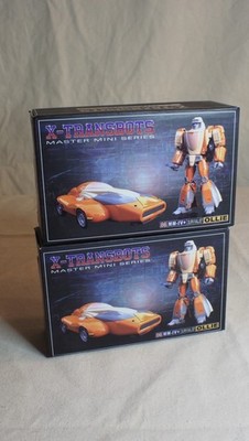 X-Transbots Ollie X2! One Minty, One With Some Issues. Both Boxed!   Seller