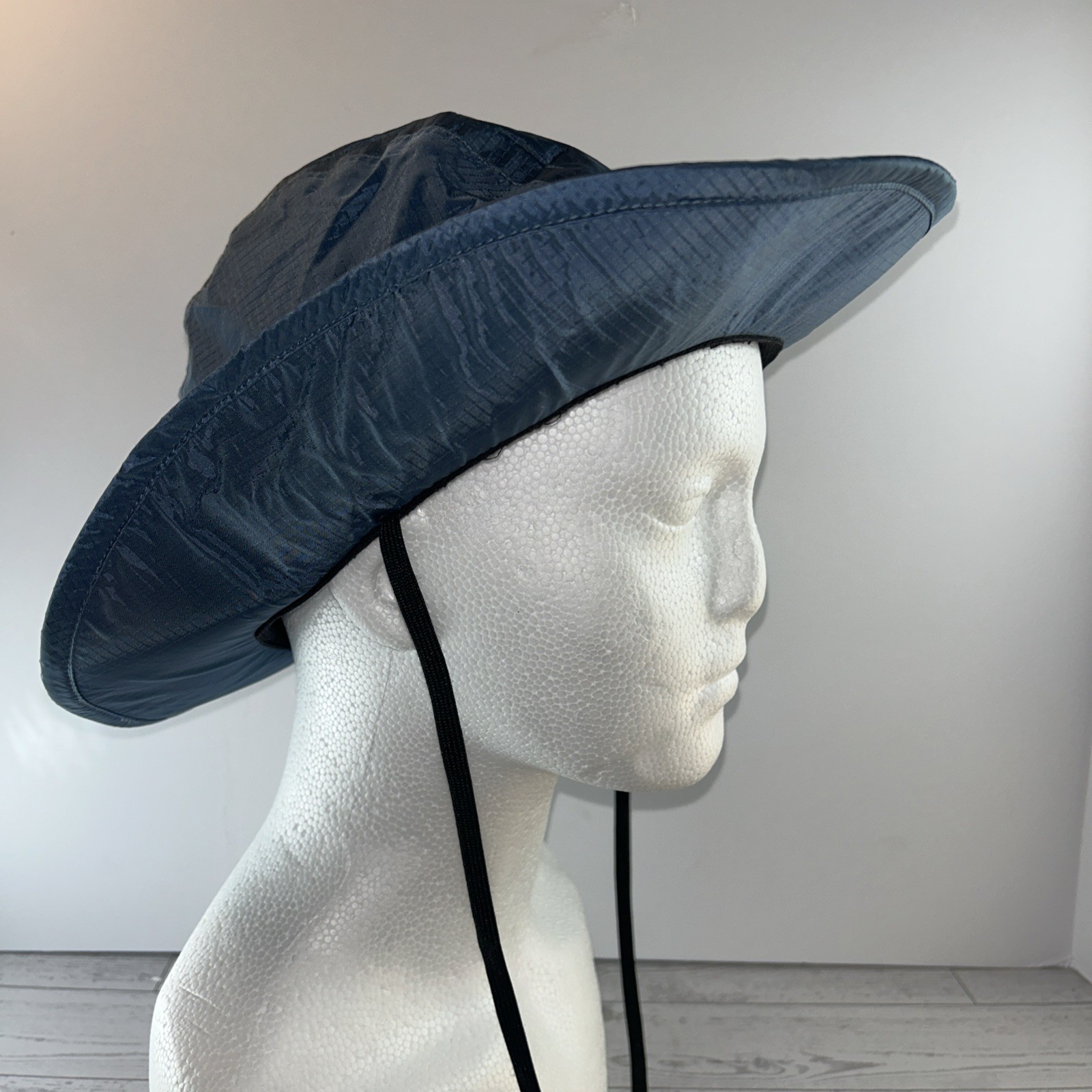 REI E1 Elements Coolmax Blue Nylon Boonie Cap Buc… - image 1