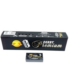 Derby Premium Double Edge Razor Blades 100 Ct Stainless Steel Safety Razors