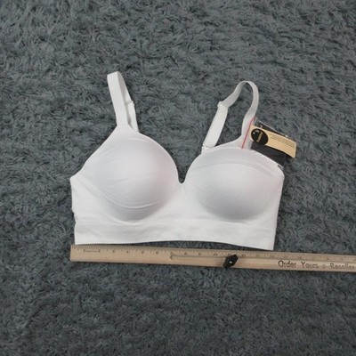 Truekind T-Shirt Bra Womens XL White Wireless Molded Seamless Lightly Lined NWT