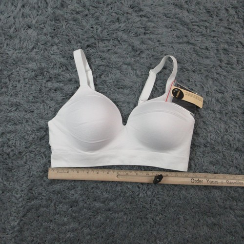 Truekind T-Shirt Bra Womens XL White Wireless Molded Seamless Lightly Lined NWT