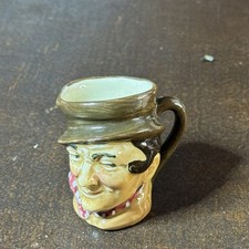 Vintage Signed Royal Doulton Miniature Toby Jug Sam Weller Charles Dickens