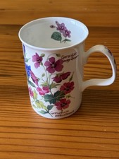 Roy Kirkham Fine Bone China " Garden Flowers" Coffee/Tea Mug made in England