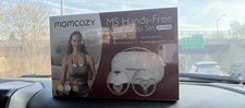 Momcozy M5 Double Wearable Breast Pump, 9-Levels, White with 2