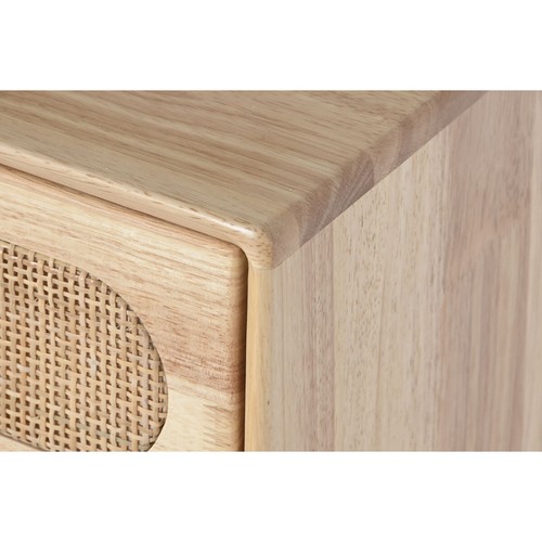 Cajonera DKD Home Decor Natural Metal Madera de caucho 40 x 30 x 63 cm - Imagen 3 de 6