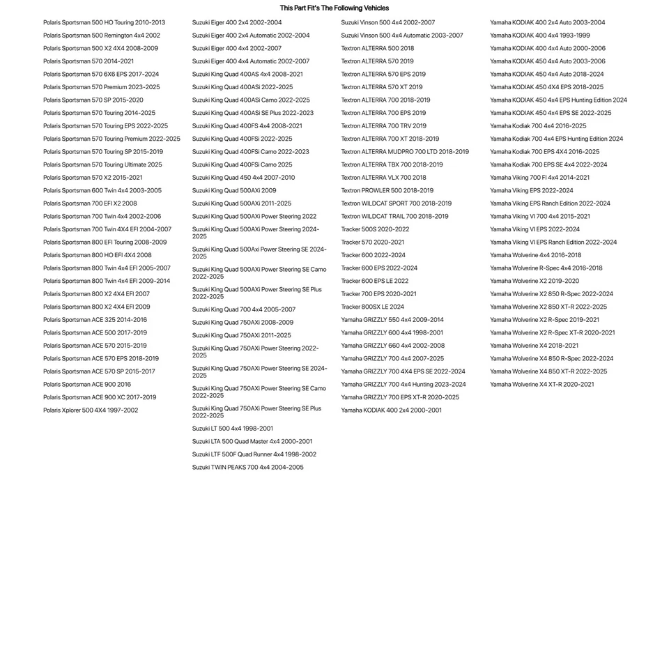 (Paquete de 4) Neumático radial Tusk Megabite 27x9-12 para KAWASAKI Teryx4 750 2012-2013 Foto 4 de 4