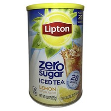 Lipton Zero Sugar Iced Tea Lemon Natural Flav...