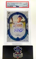 2024 Topps Transcendent Collection Evan Carter #EC — /10 — PSA 10 GEM MINT