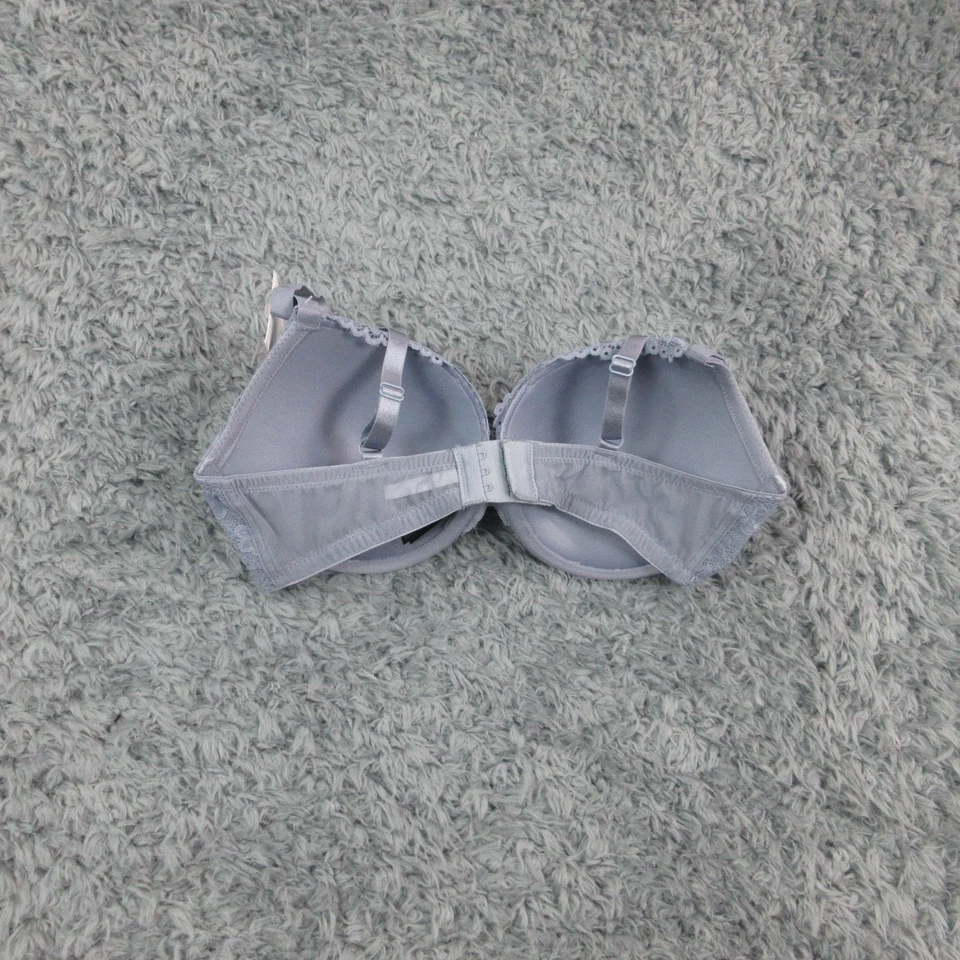 Sujetador H&M para mujer 34D gris push up encaje con aros acolchado correas ajustables nuevo con etiquetas Foto 4 de 4