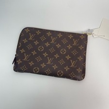 LV Louis Vuitton Pochette Accessoires Chain Bag Monogram Canvas Duties Paid 