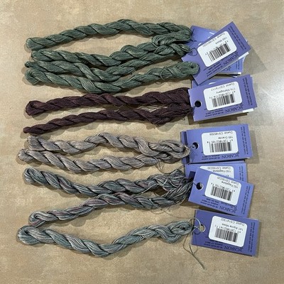 11 Skeins of The Caron Collection Wildflowers Fine Hand Embroidery Theads