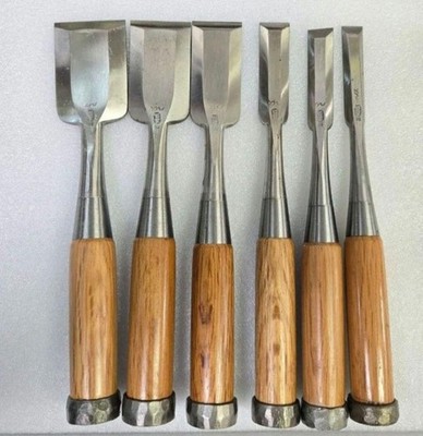 Masahiro High Grade Chisel Set 6 Piece Woodworking Chisels