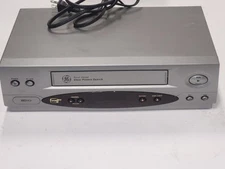 GE VG4054 VCR 4-Head Video Cassette Recorder VHS Player TESTED WORKS         #89