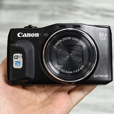 Canon PowerShot SX700 HS Digital Camera 16.1 MP 30x Optical Zoom Black Wi-Fi 90%