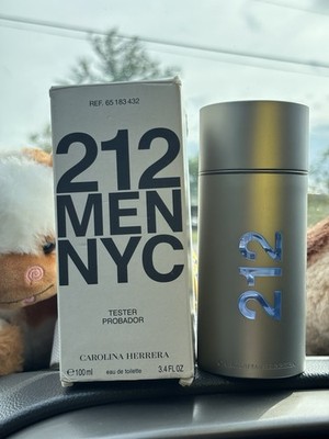 Carolina Herrera 212 Men NYC Eau de Toilette Spray 3.4 fl oz Tester