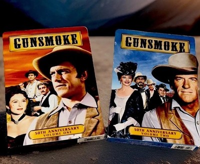 Gunsmoke TV - Volumes 1 and 2- (2 Box Sets) - Each Box has  3 DVDs & Features