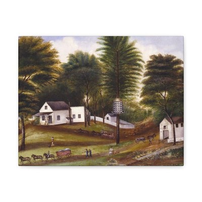 Unidentified - Landscape (Staten Island, New York) - ca. 1850 - Canvas Wall Art