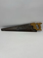 Vintage Henry Disston & Sons Hand Saw 26” Blade 8 TPI Crosscut Handsaw Tool