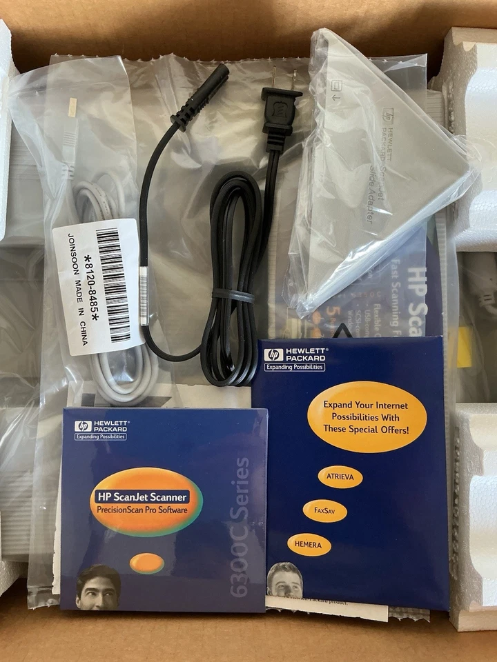 HP ScanJet 6350C Color Scanner Professional Series Scan Copy Fax 2000 NEW NOS - Image 3 of 4