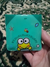 Cartera de plástico vintage Sanrio Kerokerokeroppi kawaii retro 1990 hecha en Japón