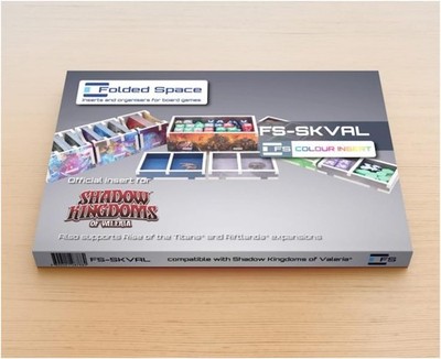 Board Games Box Insert: Color - Shadow Kingdoms Board And Card Games