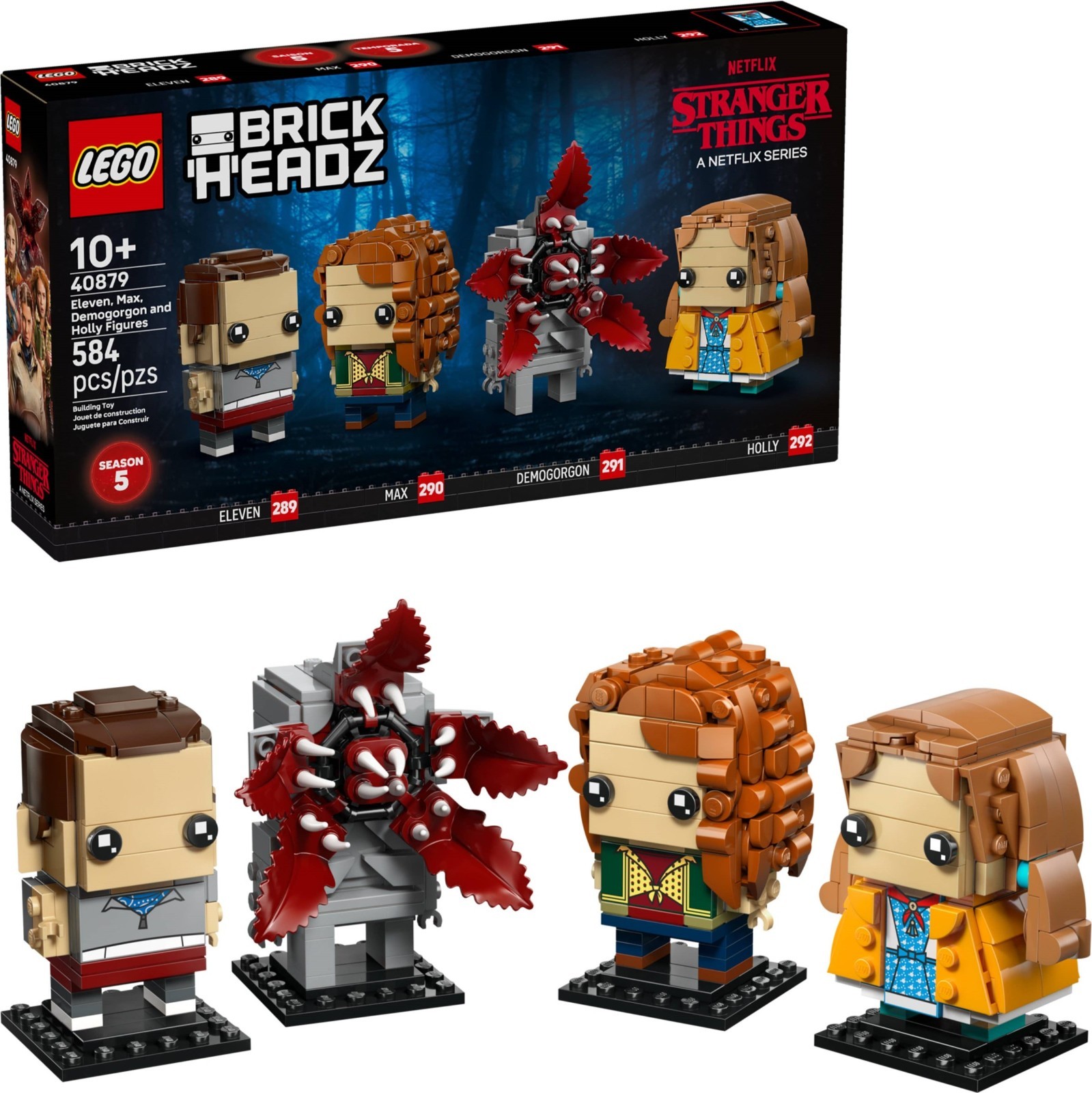 LEGO BrickHeadz 40879 Stranger Things: Eleven,Max,Holly,Demogorgon⭐New & Sealed⭐