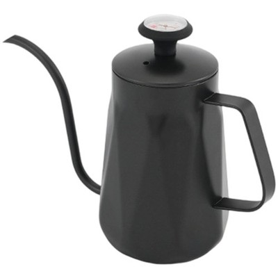 Stainless Steel Gooseneck Kettles 700ml Coffee Pot With Thermometers