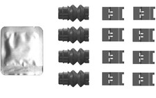Zubehörsatz Scheibenbremsbelag TEXTAR 82553100 für MERCEDES KLASSE W177 V177 CLA