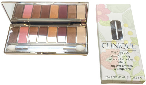 Clinique All About Shadow Palette THE BEST OF BLACK HONEY EYESHADOW New in Box