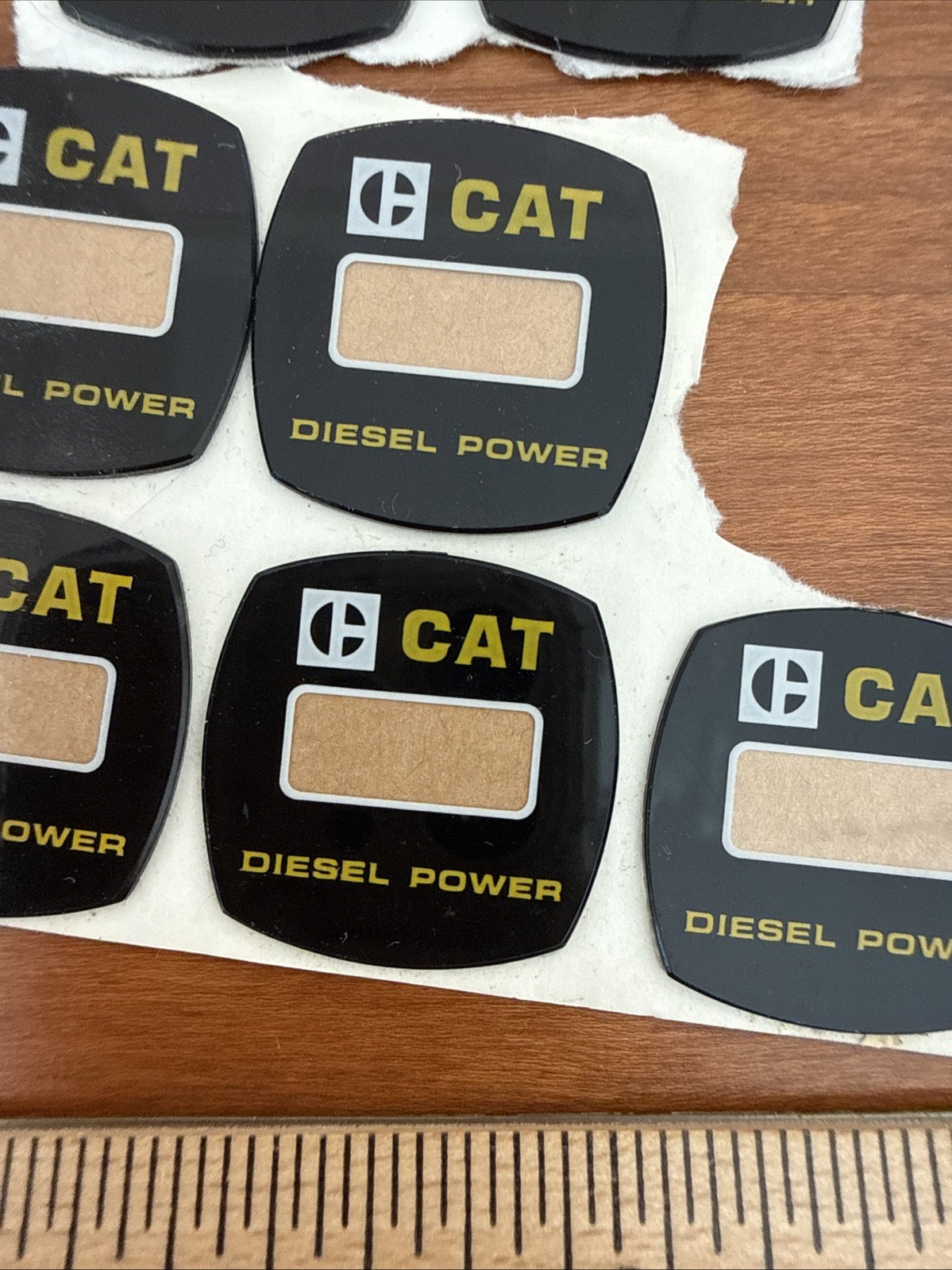 23 Vtg Caterpillar Cat Diesel Power Digital Watch Face NOS Craft Advertising thumbnail 2