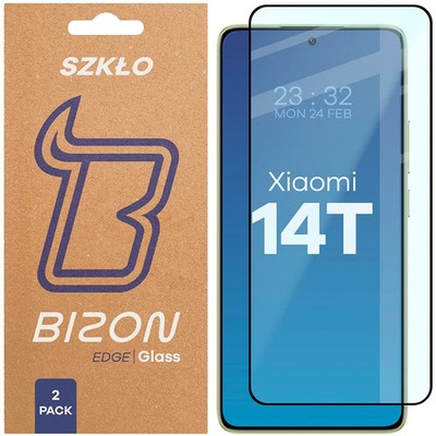 2x Schutzglas für Xiaomi 14T Bizon Displayschutzglas Hartglas Handyglas Glas