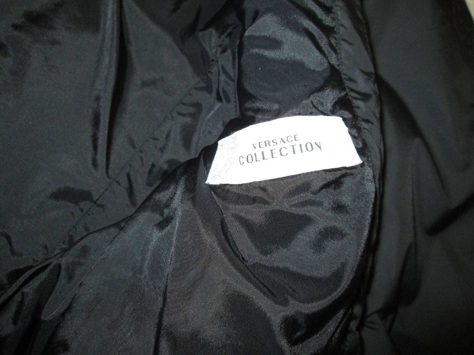 VERSACE COLLECTION MEN'S QUILTED BLACK MOTO JACKET image 13