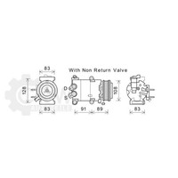 Kompressor Klimaanlage FüR Ford Kuga II 1.6 Ecoboost 4X4 Bj.13-16