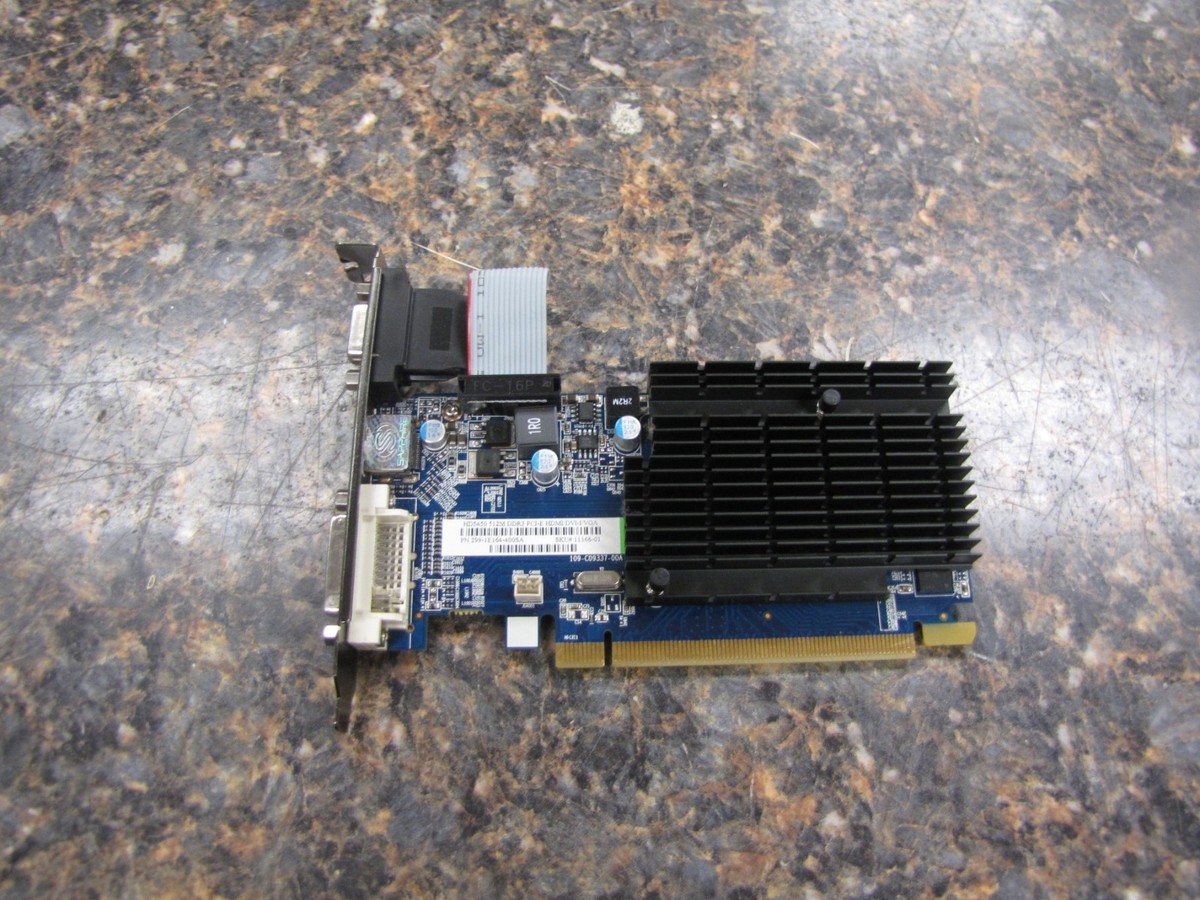 Sapphire Video Card Radeon HD5450 512M DDR3 PCI-E HDMI/DVI-I/VGA  299-1E164-400SA