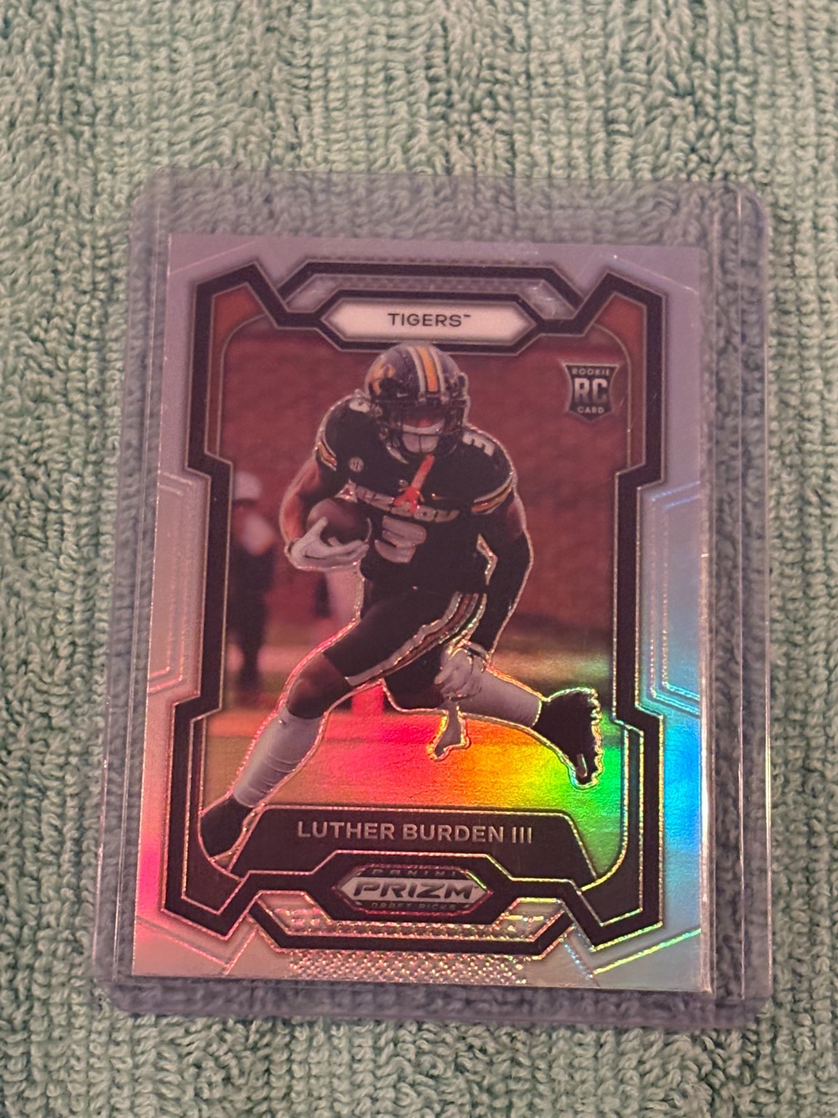 Luther Burden III 2024 Prizm Draft Silver Prizm Rookie Rc #198 Chicago Bears