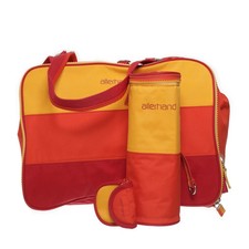 Allerhand, Wickeltasche, Unisex (Erwachsene), Polyester, Rot/Orange/Gelb #auP