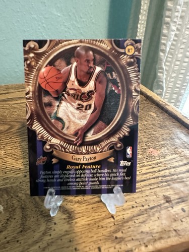 1998-99 Topps Roundball Royalty Gary Payton #R7 With Coating Sonics HOF - Bild 2 von 2