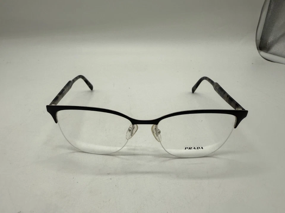 全新 正品 普拉达 VPR 53V 262-1O1 Top 灰色/银色 男式眼镜 55 毫米 17 145 — 第 2/4 张图片